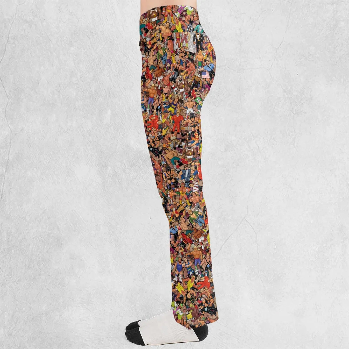 Wrestling Hulk Hogan and Buddies Figures Flare Leggings