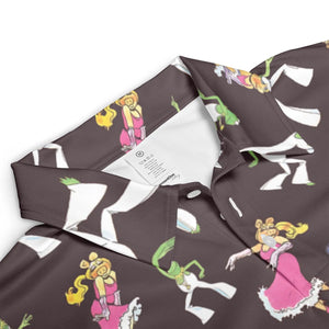 Disco Couple Kermit And Piggy The Muppet Show AOP Men/Women Polo Shirt