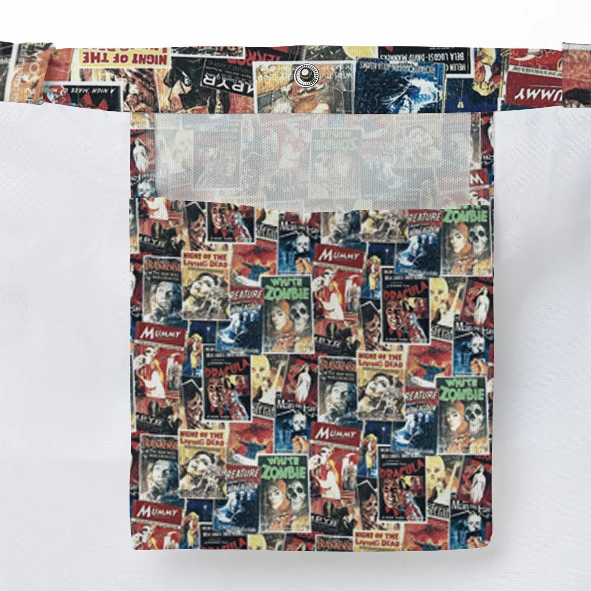 Pioneering '50s Classics Monster Hammer Horror Films Large Tote Bag