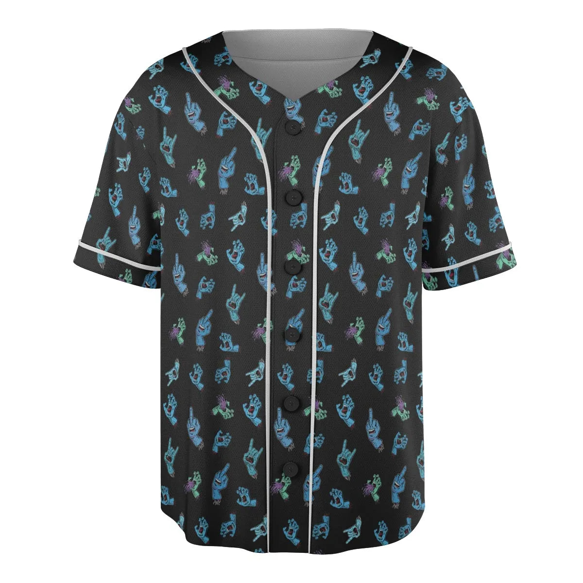 Santa Cruz Screaming Hand Unisex Baseball Jersey