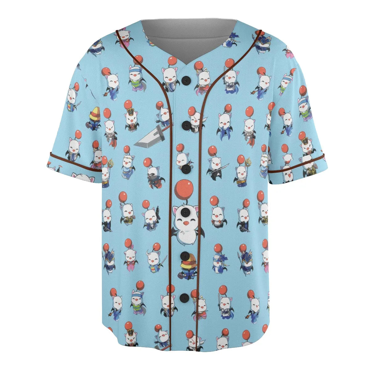 Cute Moogle Final Fantasy Unisex Baseball Jersey