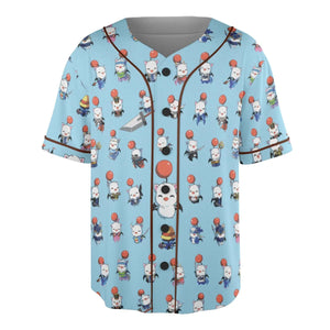 Cute Moogle Final Fantasy Unisex Baseball Jersey