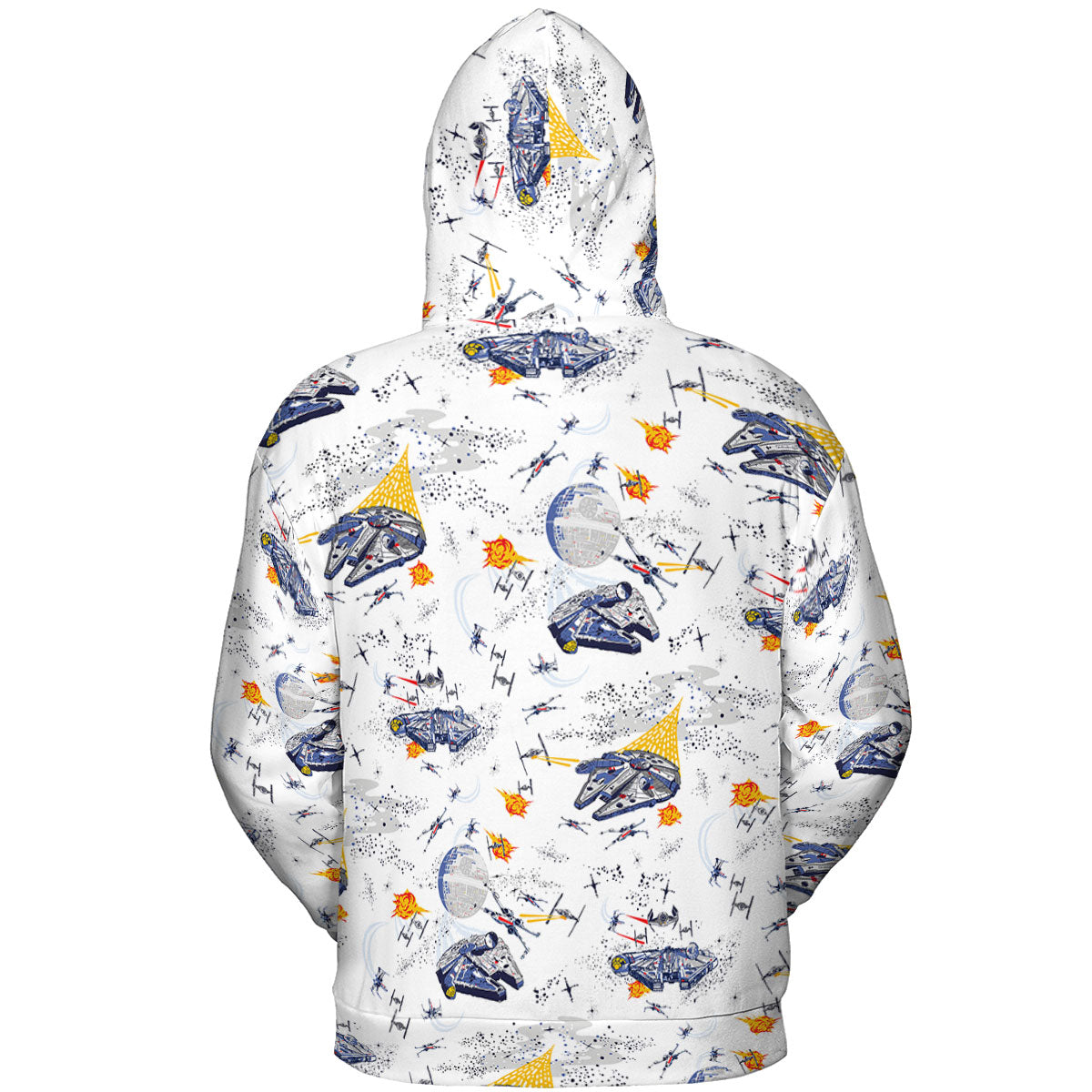 Millennium Falcon Patterns Star Wars All-over Print Hoodie