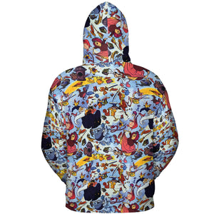 King Arthur Sword And The Stone All-over Print Hoodie