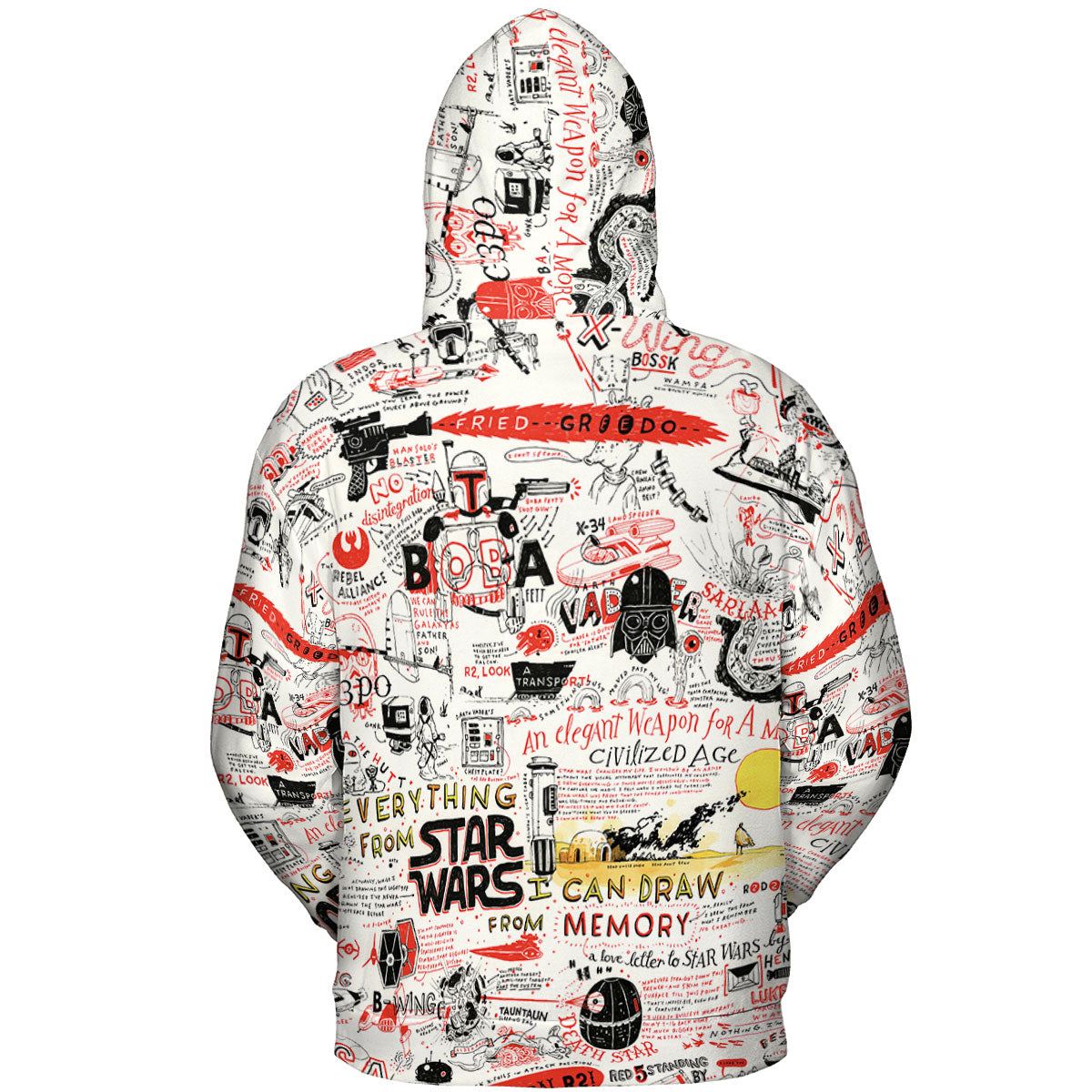 Star Wars All Funny Quotes All-over Print Hoodie