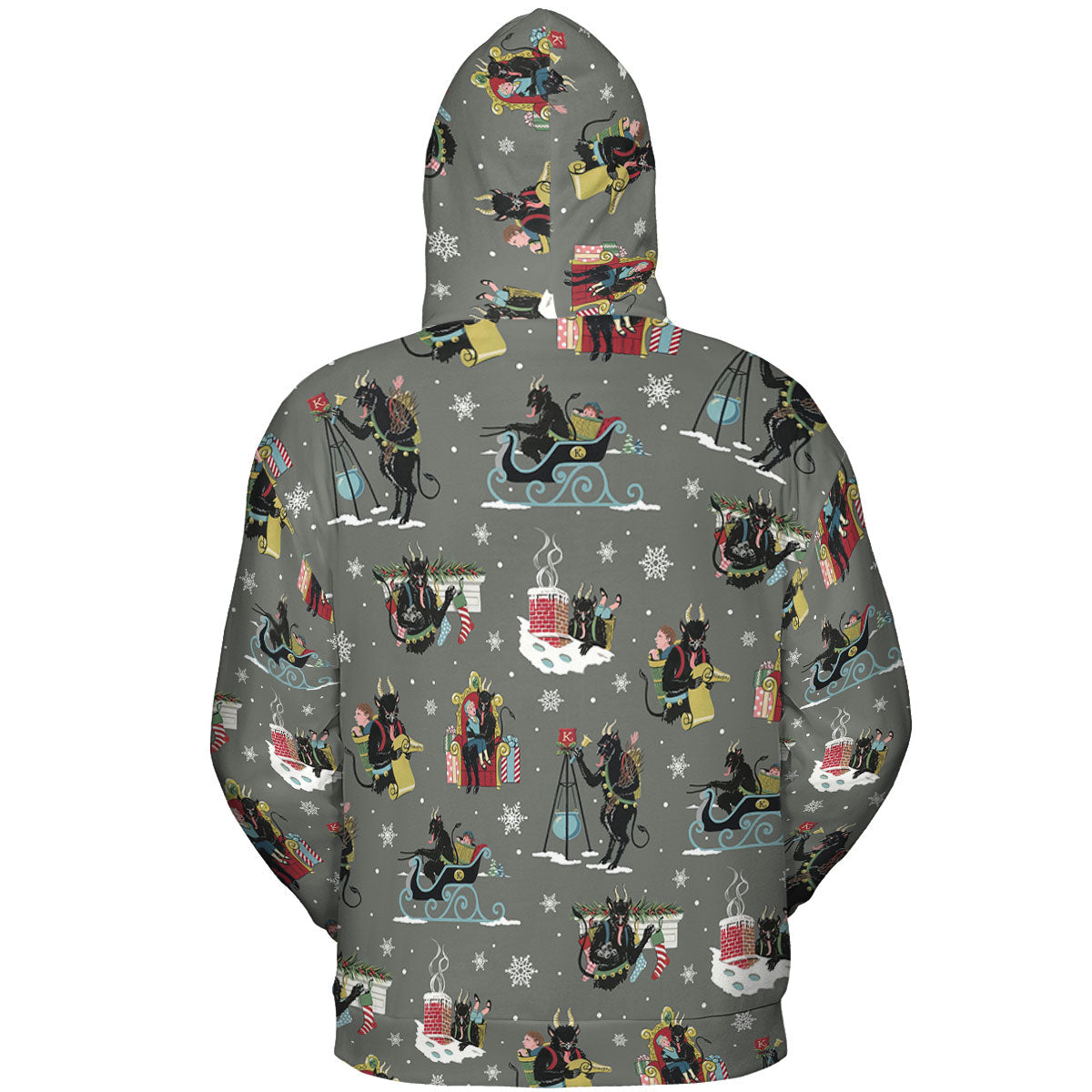 Unusual Christmas Krampus All-over Print Hoodie