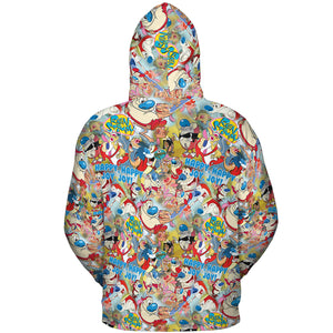 The Ren and Stimpy Show All-over Print Hoodie