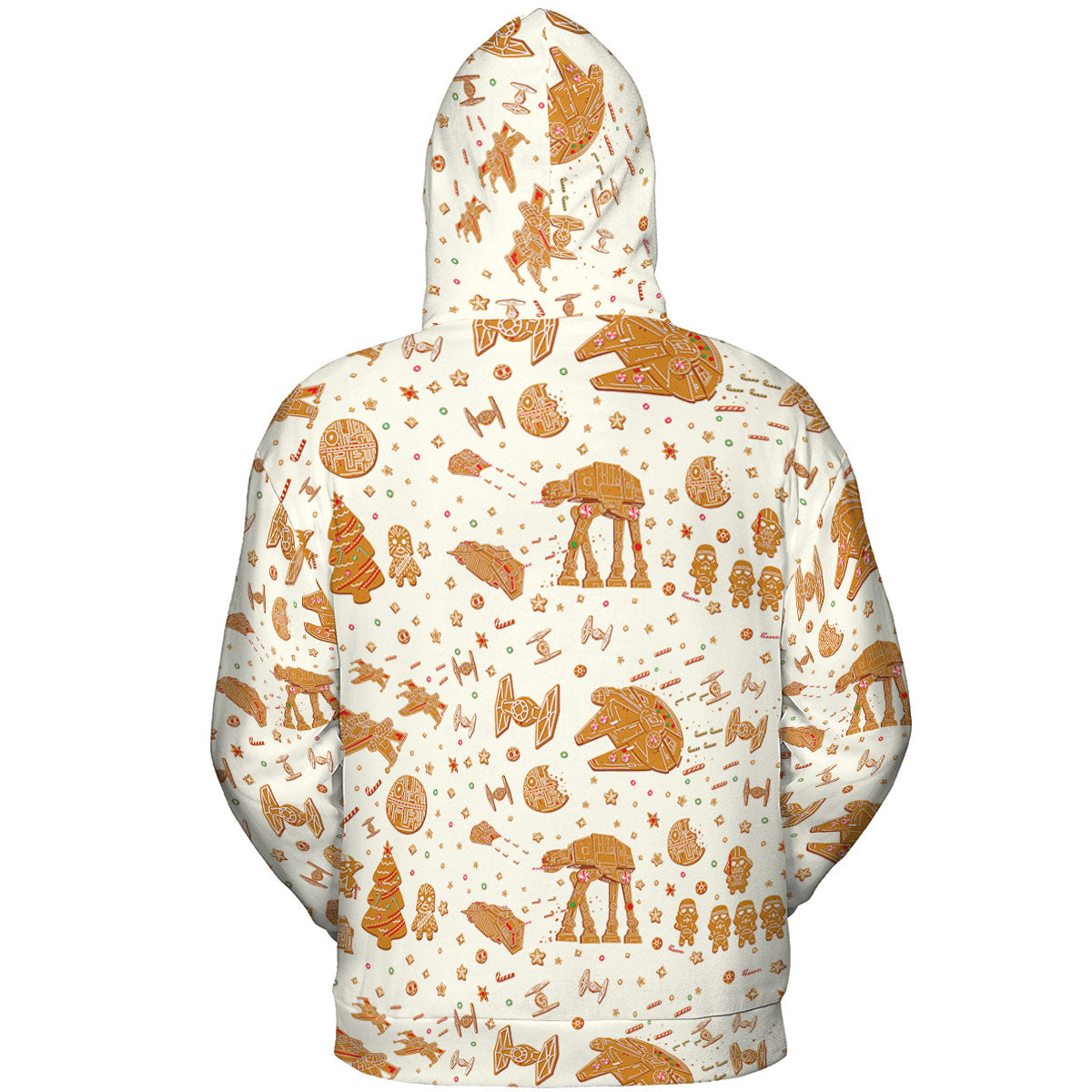 Gingerbread Christmas Star Wars All-over Print Hoodie