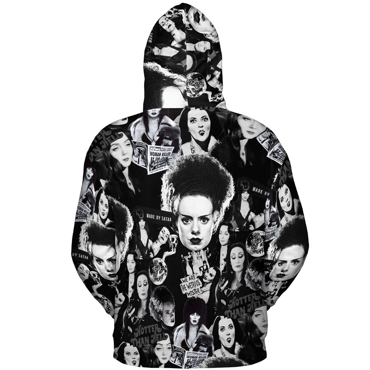 Horror Ladies Slay Collage Classic Horror Movies All-over Print Hoodie