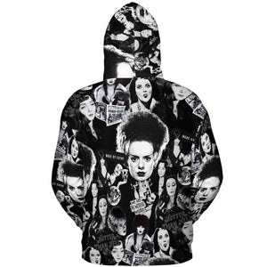 Horror Ladies Slay Collage Classic Horror Movies All-over Print Hoodie
