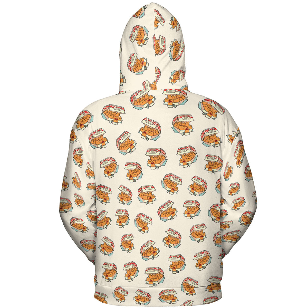 Kitten Nuggets Pattern All-over Print Hoodie