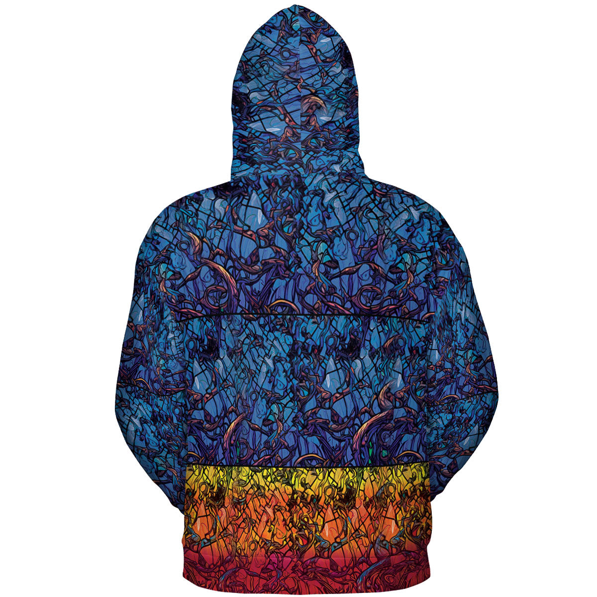 Stained Glass Cthulhu H.P Lovecraft All-over Print Hoodie