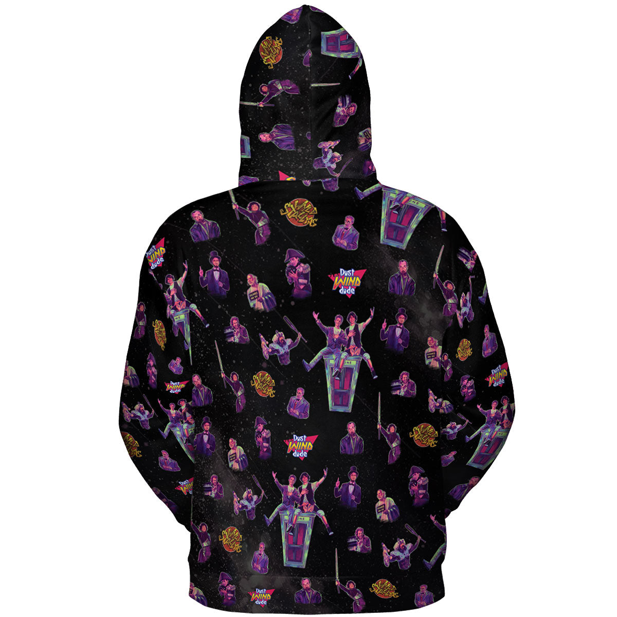 Wyld Stallyns Bill and Ted's Excellent Adventure Character All-over Print Hoodie