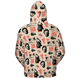 Leatherface The Texas Chainsaw Massacre Horror Pattern All-over Print Hoodie