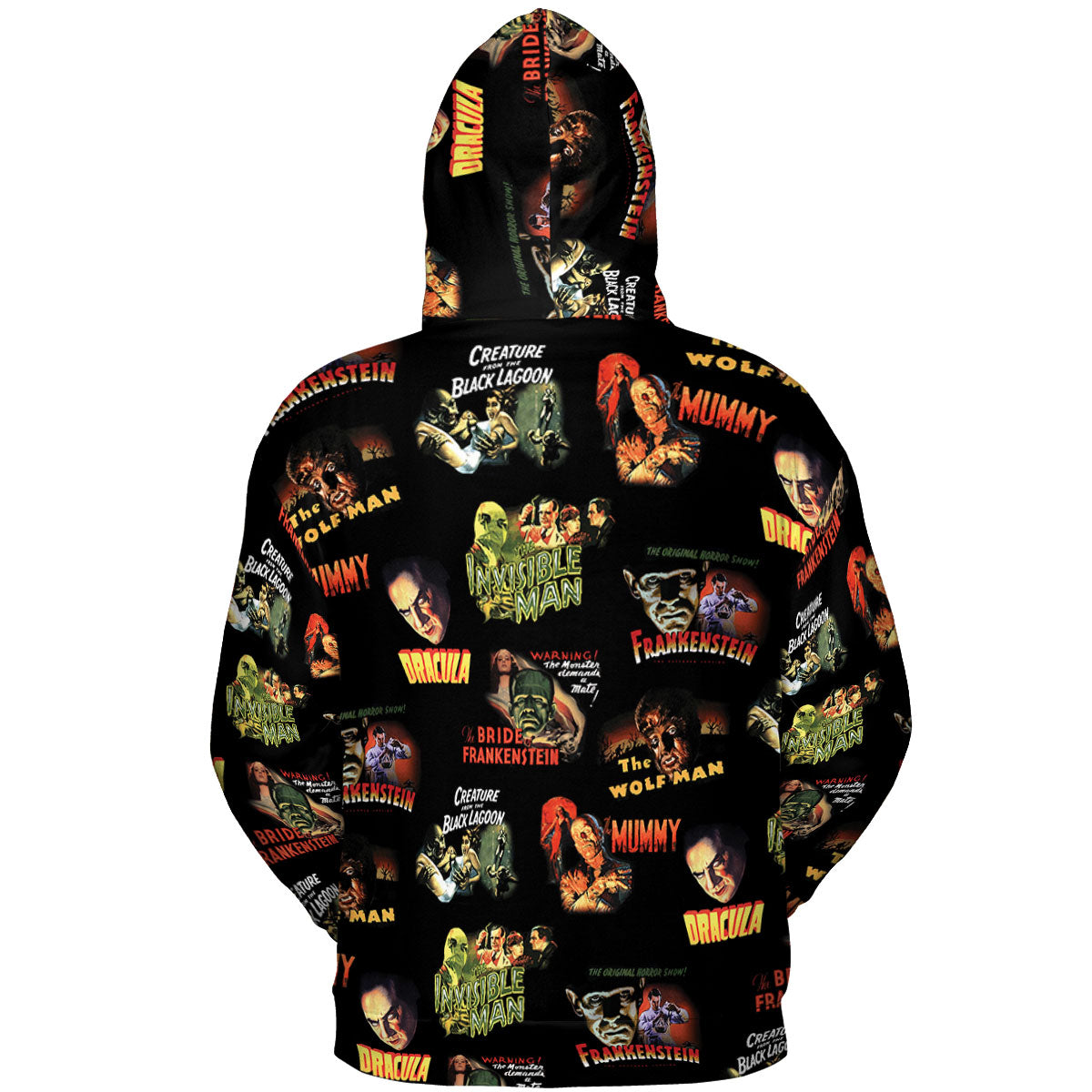 Teaming Monsters All Up Universal Monsters All-over Print Hoodie