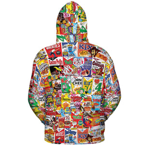 Popular Cereal Boxes All-over Print Hoodie
