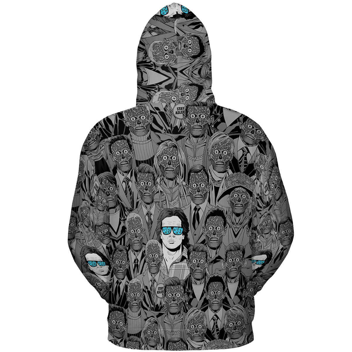 Obey Consume They Live All-over Print Hoodie