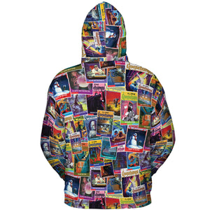 Goosebumps Monster Collage Pattern All-over Print Hoodie