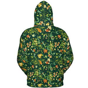 Floating In A Pond Magikarp Psyduck Vaporeon Water Pokemon All-over Print Hoodie