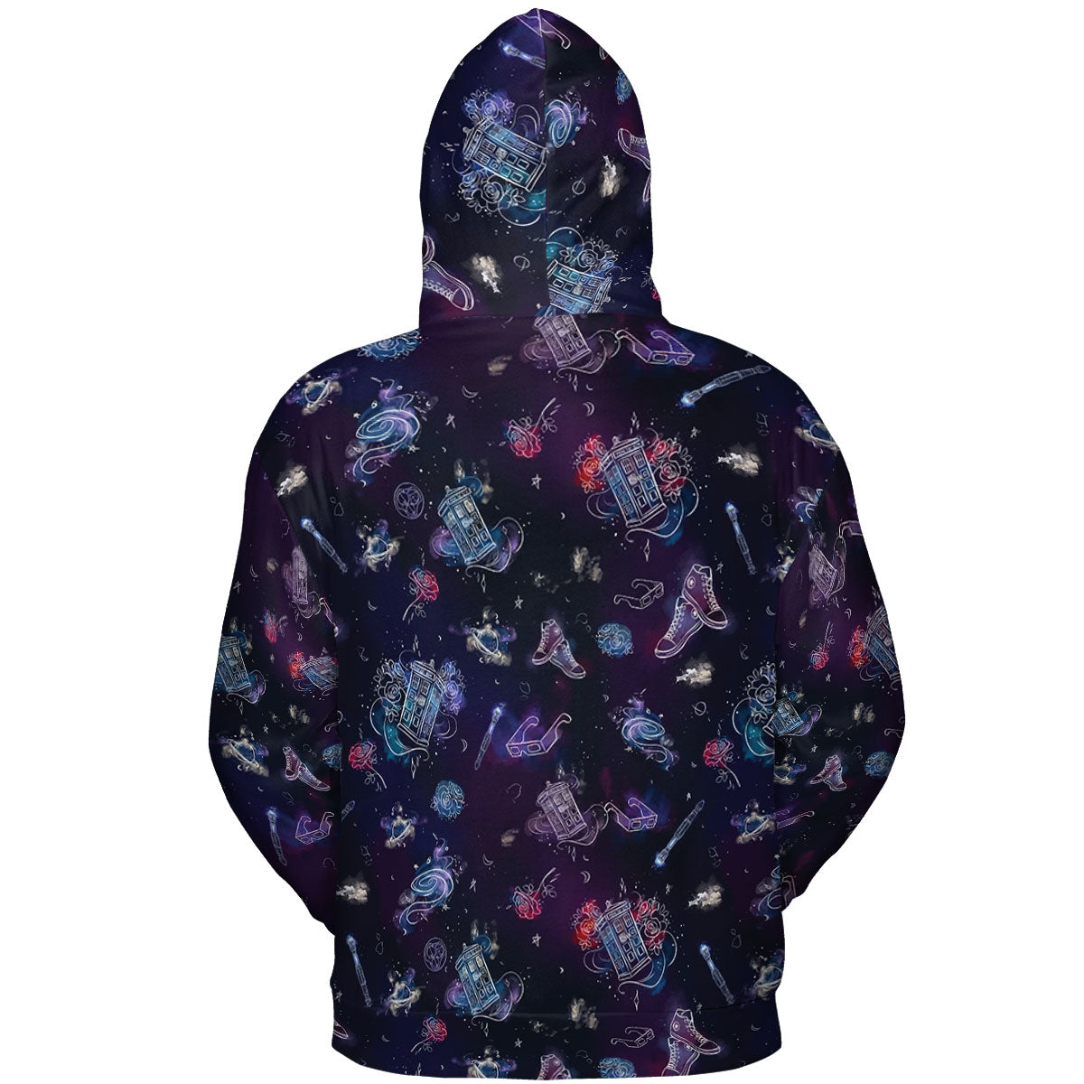 Tardis Doctor Who Seamless All-over Print Hoodie