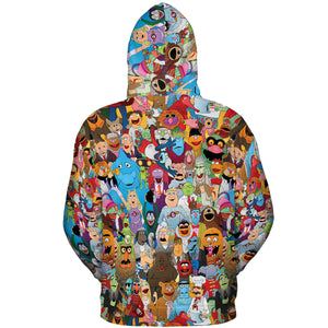 The Great Muppet Jubilee The Muppet All-over Print Hoodie