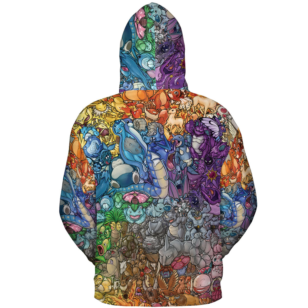 Rainbow Epic Pokemon All-over Print Hoodie