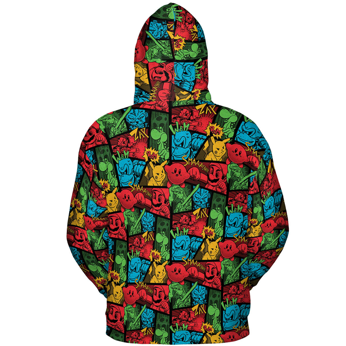 Super Smash Bros Pattern All-over Print Hoodie