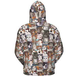 Funny Cat Internet Meme All-over Print Hoodie