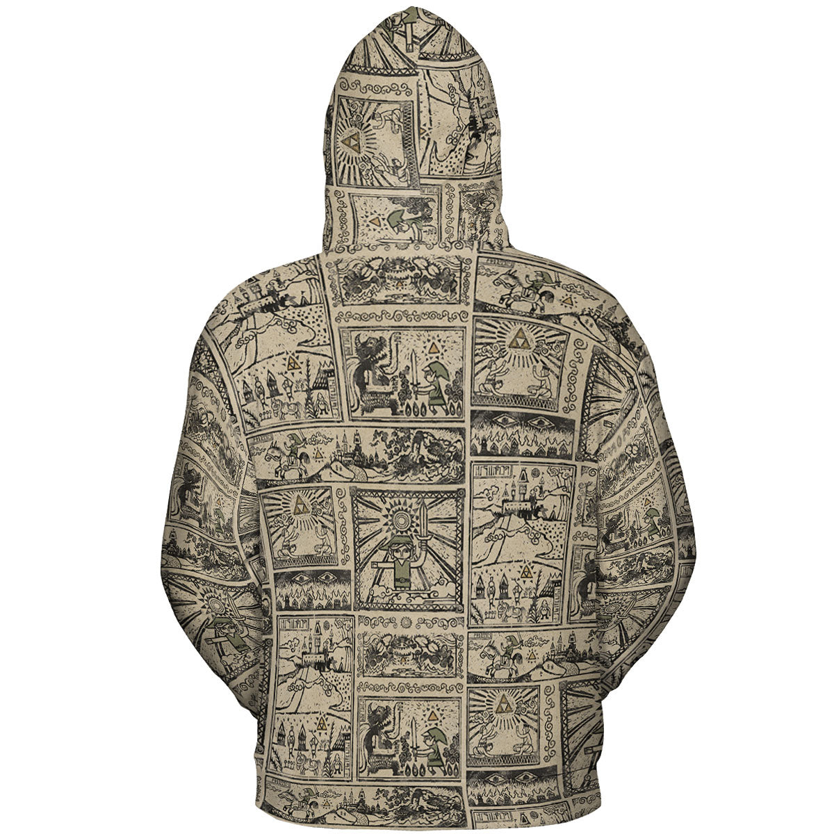 Zelda Story Of The Hero Time Legend All-over Print Hoodie