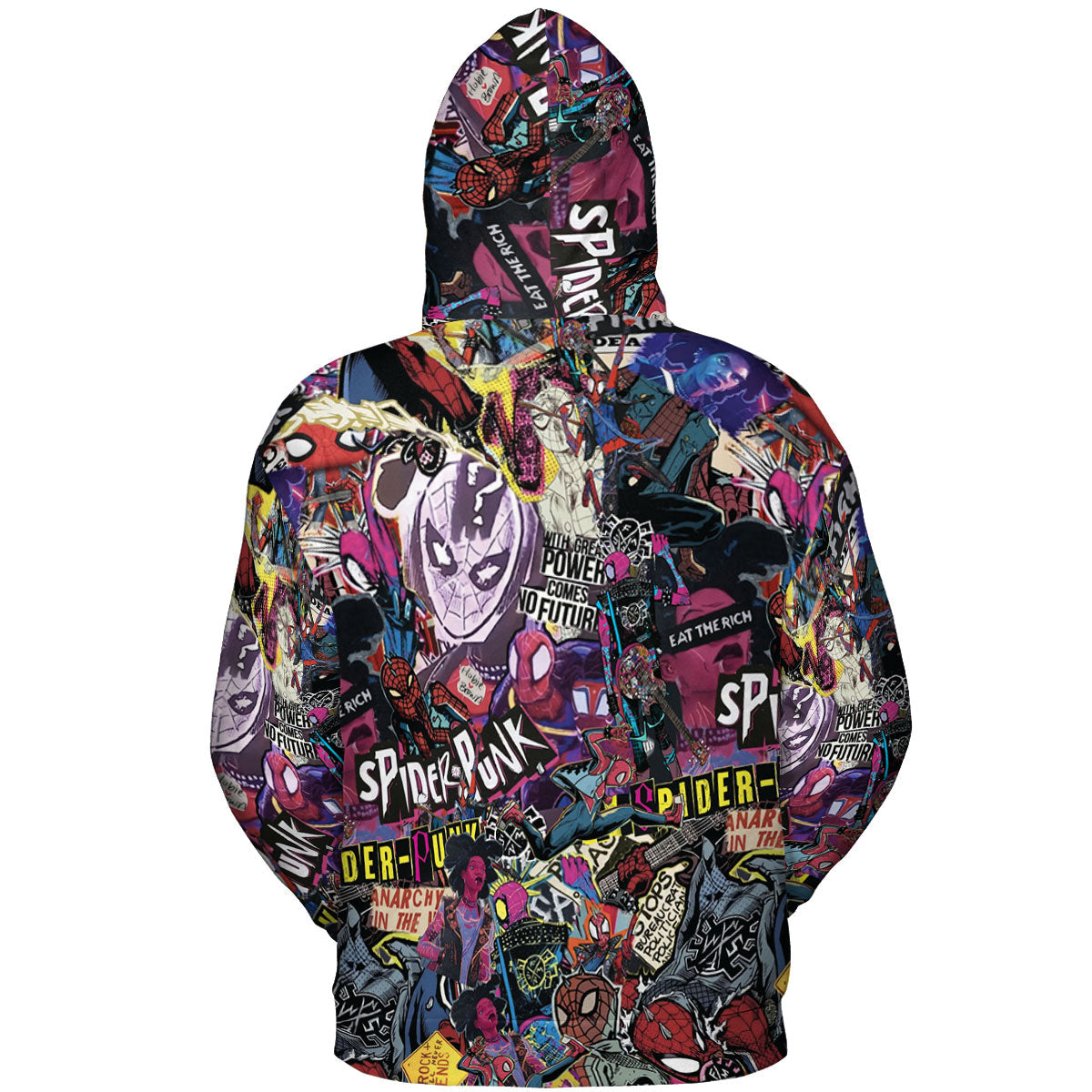 Spider-Punk Get Punked Across Spider-Verse All-over Print Hoodie