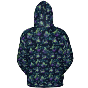 The Real Ghostbusters Slimer Classics Retro All-over Print Hoodie