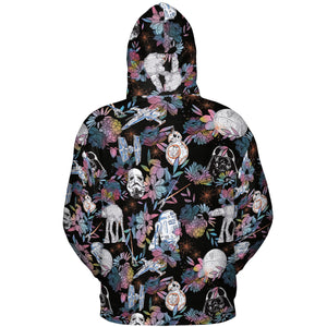 Floral Wars Dark Side Star Wars Pattern All-over Print Hoodie