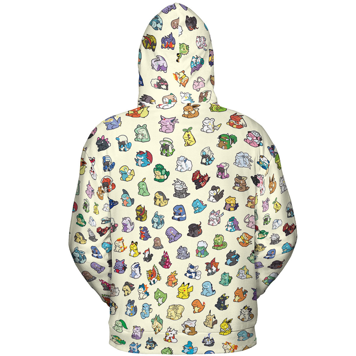 Pokemon In Substitute Style All-over Print Hoodie