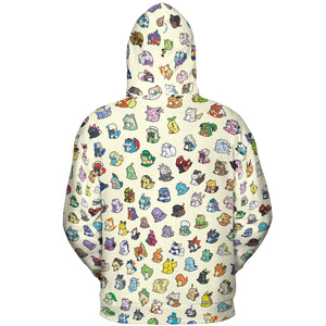Pokemon In Substitute Style All-over Print Hoodie