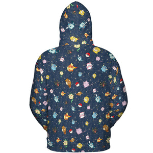 Gengar as Eevee The Eeveelutions Pokemon All-over Print Hoodie
