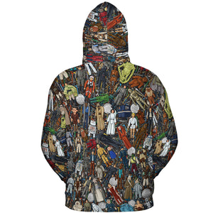 Star Wars Characters Figures All-over Print Hoodie