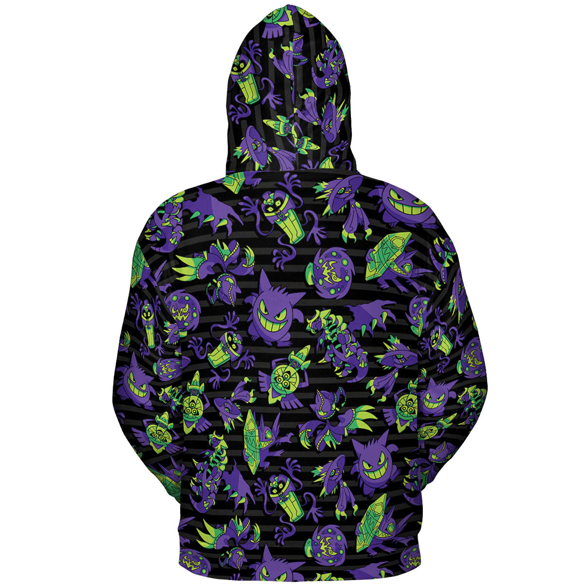 Ghost Type Pokemon Pattern All-over Print Hoodie