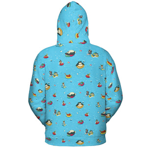 Pokemon Sunny Days Sea Swim All-over Print Hoodie