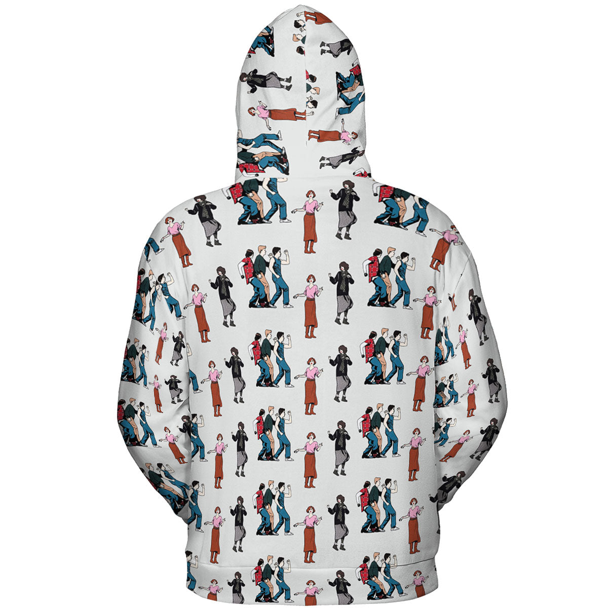 The Breakfast Club Characters Pattern All-over Print Hoodie