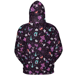 Lavender Town Pokemon Pattern All-over Print Hoodie