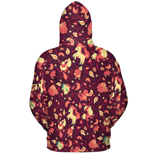 Fire Pokemon Pattern All-over Print Hoodie