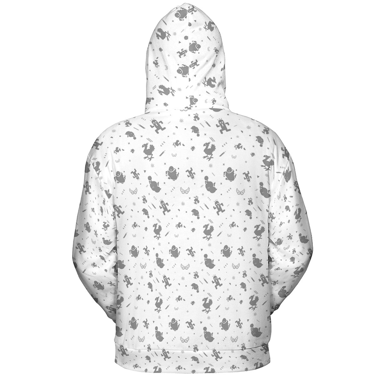 Final Fantasy Creatures Pattern All-over Print Hoodie