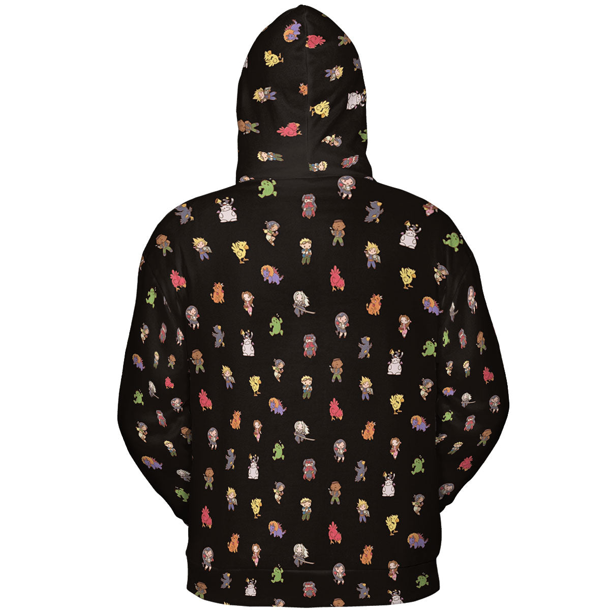 Final Fantasy Characters Pattern All-over Print Hoodie