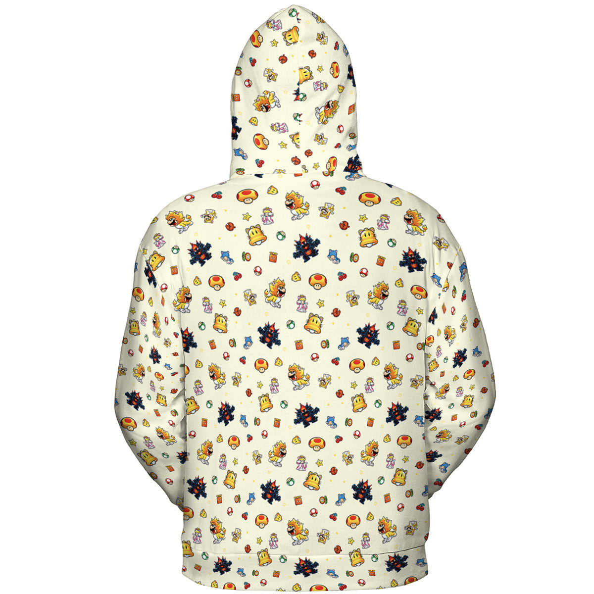 Super Mario Characters Pattern All-over Print Hoodie
