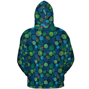 Teenage Mutant Ninja Turtles Pizza All-over Print Hoodie