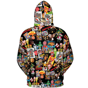 80's Kids Starter Pack All-over Print Hoodie