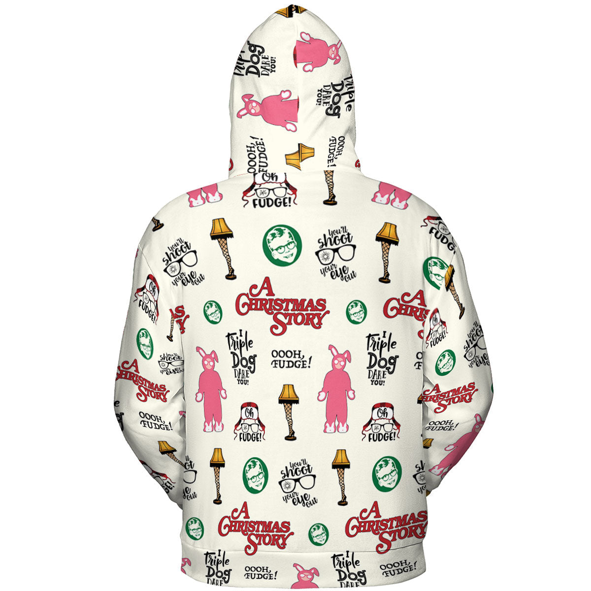 A Christmas Story Pattern All-over Print Hoodie
