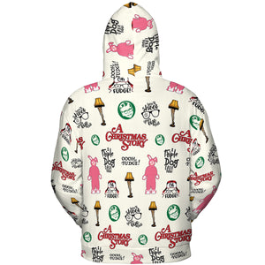 A Christmas Story Pattern All-over Print Hoodie