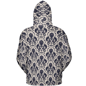 Alien Xenomorph Pattern All-over Print Hoodie