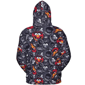 Animal The Muppets Pattern All-over Print Hoodie